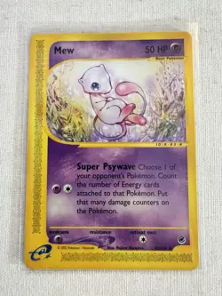 Pokemon Mew Expedition Base Set Rare 50 HP Basic 55/165 2002 English - Image 3