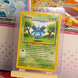 * Pineco 61/75 1st Edition Neo Discovery Set Pokemon TCG 2001 WOTC Vintage LP+ - Image 1