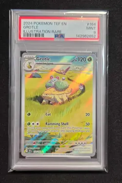 PSA 9 Pokemon TCG Grotle 164/162 Temporal Forces Holo Illustration Rare English - Image 1