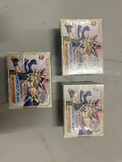 YuGiOh Speed Duel: Battle City Finals Quarter Century Box SBC2 Lot Of 3 Boxes - Image 1