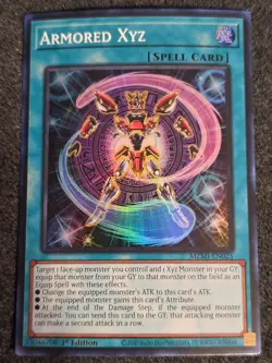 Yugioh! Armored Xyz - MZMI-EN025 - Super Rare - 1st Edition Near Mint, English - Image 1