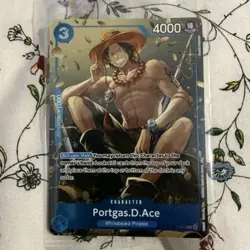 Portgas.D.Ace P-074 OP13 One Piece TCG TS-02 With Promo Tin - Image 1