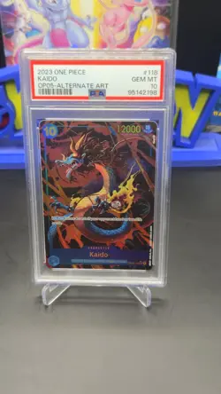 PSA 10 Kaido OP05-118 (Alternate Art) 2023 One Piece (Gem Mint 10) - Image 1