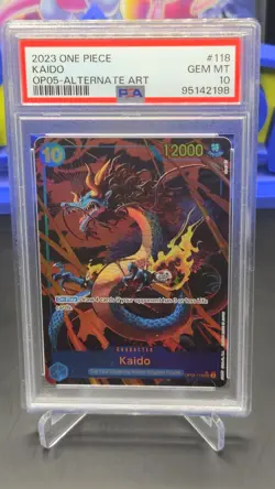 PSA 10 Kaido OP05-118 (Alternate Art) 2023 One Piece (Gem Mint 10) - Image 3