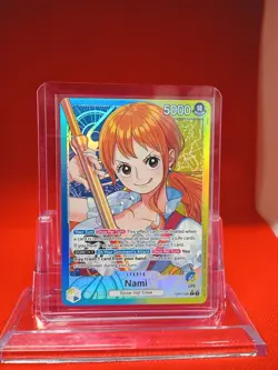 Nami (041) (Alternate Art) OP11-041 A Fist of Divine Speed Foil - Image 1