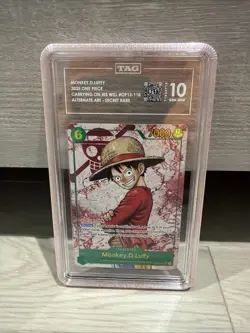 2025 One Piece OP13-118 Monkey D Luffy ALT ART SEC • Tag 10 - Image 1