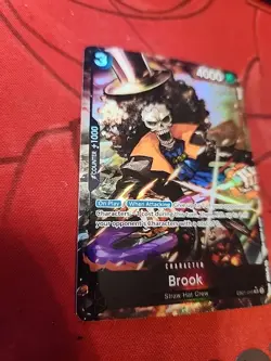 One Piece TCG Brook EB01-046 Alt Art Super Rare SR - Image 2
