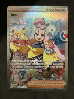 Iono Special Illustration Rare 269/193 Pokemon Paldea Evolved English SIR NM - Image 1