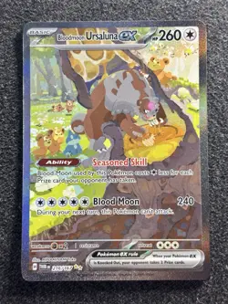 Bloodmoon Ursaluna ex 216/167 Pokemon TCG Twilight Masquerade SIR 2024 NM - Image 1