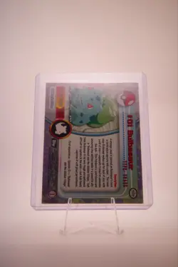 Topps Pokemon Bulbasaur #01 E1/12 1999 The First Movie Black Logo - Image 2