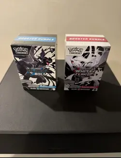Pokemon Black Bolt and White Flare Booster Bundle Set of 2 Sealed New SHIPS FAST - Image 1