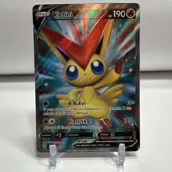 Pokemon TCG Battle Styles Victini V Full Art 144/163 Ultra Rare NM One Owner - Image 1