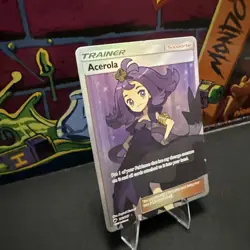 Acerola Trainer Full Art 142/147 SM Burning Shadows LP Pokemon TCG - Image 2