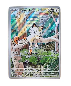 Meowth 106/094 - Pokemon TCG - Phantasmal Flames Illustration Rare Holo - M/NM - Image 1