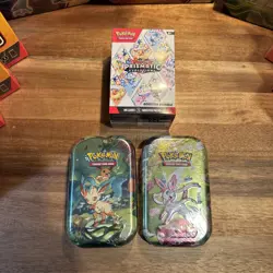 Pokemon Day 2026 x6 Prismatic Booster Bundle Mini Tins Paradox Tins x6 🔥🔥 - Image 2