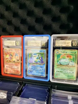 Pokemon Charizard, Blastoise & Venusaur Classic Collection 2023 Holo Pristine 10 - Image 1