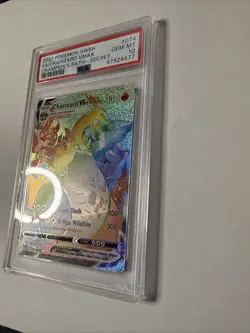 Charizard VMax 074/073 Pokemon PSA 10 GEM MT Champion's Path Rainbow Secret Rare - Image 4