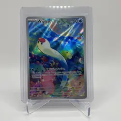 Pokemon TCG Wiglett 206/198 Holo Illustration Rare Scarlet & Violet - Image 1