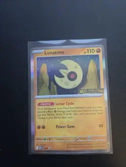 Pokemon TCG Lunatone 004 Me: Mega Evolution Promo NM - Image 1