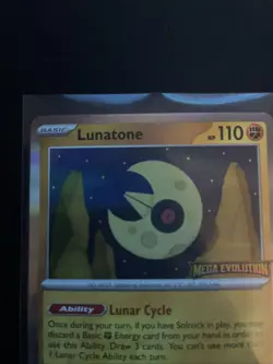 Pokemon TCG Lunatone 004 Me: Mega Evolution Promo NM - Image 3