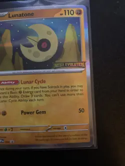 Pokemon TCG Lunatone 004 Me: Mega Evolution Promo NM - Image 5