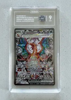 Pokemon Charizard Ex Special Illustration Rare Obsidian Flames #223/197 Mint 9 - Image 1