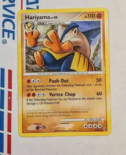Hariyama - 20/99 - Rare NM-Mint Pokemon Platinum Arceus - Image 1