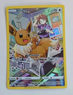 Full Art - Eevee Pokemon Sword & Shield Brilliant Stars Trainer Gallery #TG11 - Image 1