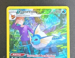Vaporeon #TG02/TG30 Brilliant Stars Pokemon 2022 - Image 2