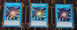 YUGIOH Super Polymerization x3 (RA03-EN053) Secret Rare 1st Edition Neat Mint - Image 1