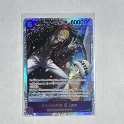 One Piece Rosinante & Law EB04-038 Holo SR - Image 1