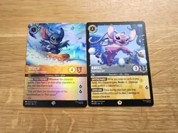 Lorcana Winterspell Stitch Carefree Snowboarder Epic & Angel Experiment 624 - Image 1