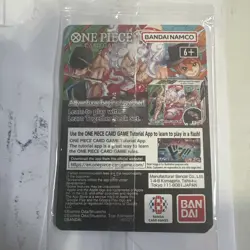 One Piece Monkey.D.Luffy College Basketball US Voyage Promo Card (Sealed) P-055 - Image 2