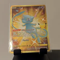 Pokemon TCG Mew & MewTew Basic 3x Trading Card Holo Mint Cards - Image 3