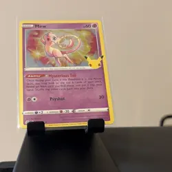 Pokemon TCG Mew & MewTew Basic 3x Trading Card Holo Mint Cards - Image 4