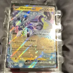 Pokemon Miraidon EX Promo Holo Card SVP Scarlet & Violet 143 Basic Dragon - Image 1