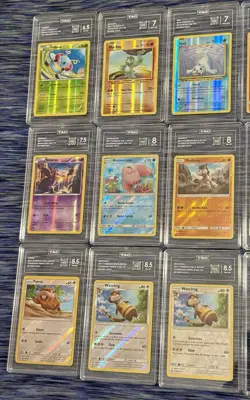 30 Graded Pokemon Cards Lot • English • TAG Grades 6.5 - 9 - Image 2