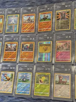 30 Graded Pokemon Cards Lot • English • TAG Grades 6.5 - 9 - Image 3