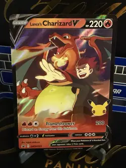 Lance's Charizard V SWSH133 SWSH: Sword & Shield Promo Cards Holo NM - Image 1