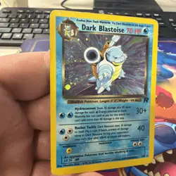1# Pokemon Cards Dark Blastoise 3/82 Team Rocket Holo Rare SWIRL - Image 5