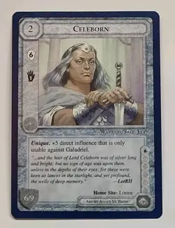 MIDDLE-EARTH CCG MECCG CELEBORN THE WIZARDS UNLIMITED METW TWUL FIXED CARD - Image 1