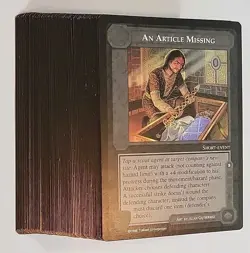 MECCG MIDDLE EARTH CCG DARK MINIONS UNCOMMON SET 60 CARDS LOTR (LP) - Image 3