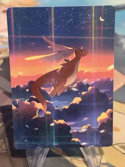 Custom Pokemon Mega Dragonite Waifu Doujin ACG DIY Trainer Full Art Card - Image 1