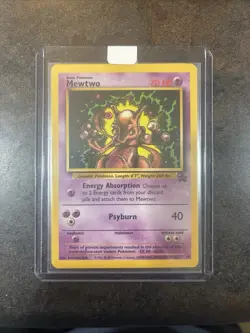 pokemon mewtwo black star promo card 14 Lvl 60 #150 Rare. - Image 1