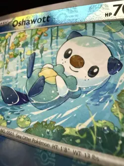 Oshawott 021/086 Master Ball Pattern White Flare Holo NM/M Pokemon Card - Image 3