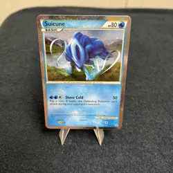 Suicune HGSS21 Holo Black Star Promo Pokemon Card - Image 1