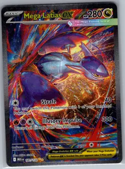 Mega Latias ex 181/132 SIR ME01: Mega Evolution - Pokemon Card - NM - Image 1