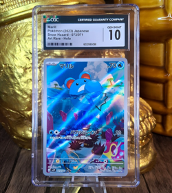 POKEMON CARD MARILL SNOW HAZARD ART RARE HOLO - CGC -GEM MINT 10 - Image 1