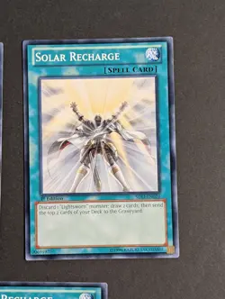 Yugioh TCG - 3x Solar Recharge - SDLI-EN026 - NM/LP - 1st Edition - Common 2014 - Image 5