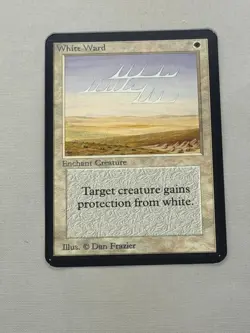 MTG White Ward Alpha Magic the Gathering - Image 1